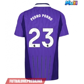 Lacne Muži Futbalové dres Tottenham Hotspur Pedro Porro #23 2026-27 Krátky Rukáv - Tretina
